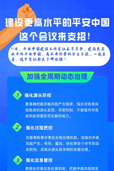 建設更高水平的平安中國 這個會議來支招！