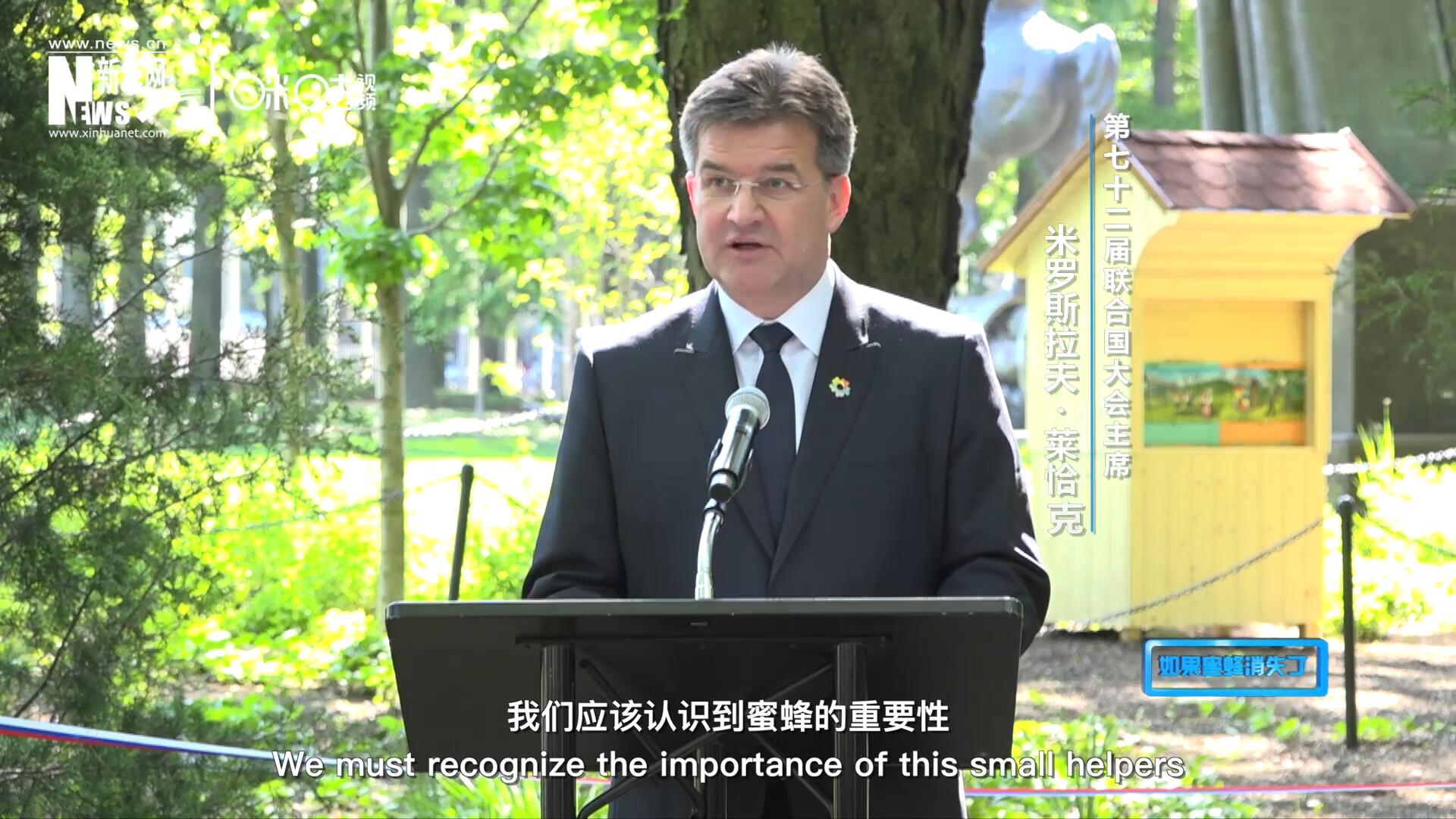 我們應(yīng)該認(rèn)識到蜜蜂的重要性，所以我們用“世界蜜蜂日”提高大家保護(hù)蜜蜂的意識，并且用實(shí)際行動(dòng)去保護(hù)蜜蜂