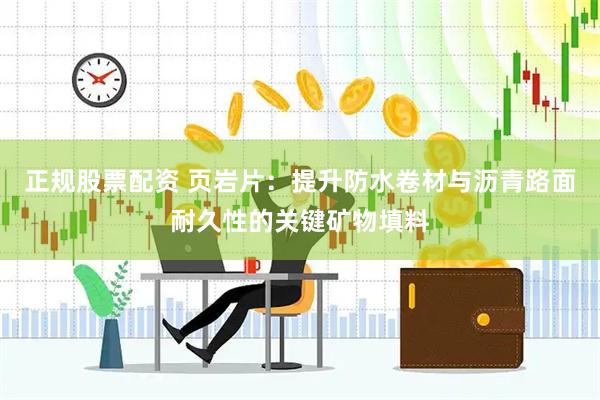正规股票配资 页岩片：提升防水卷材与沥青路面耐久性的关键矿物填料